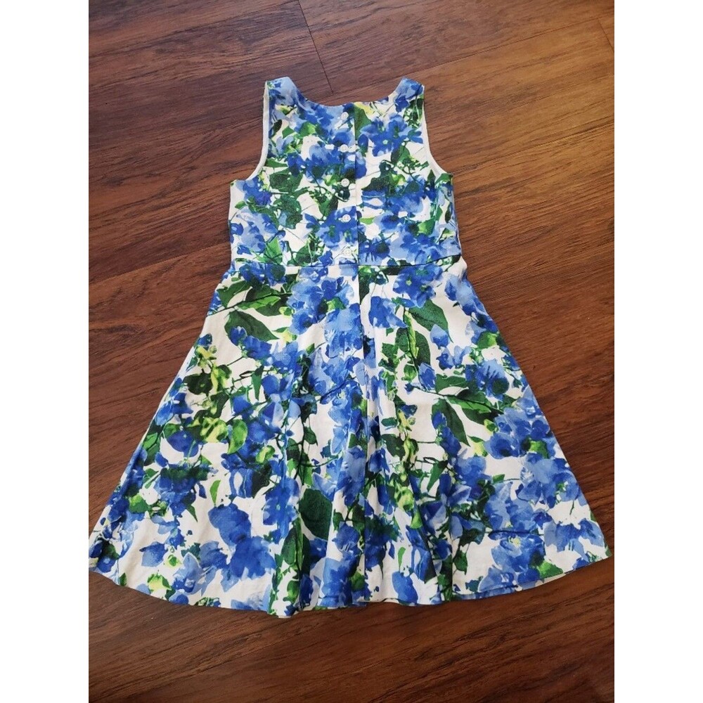 Milly Girls Floral Dress Size 6 Boho Wedding Summer Cotton Old Money Luxury - Picture 4 of 4